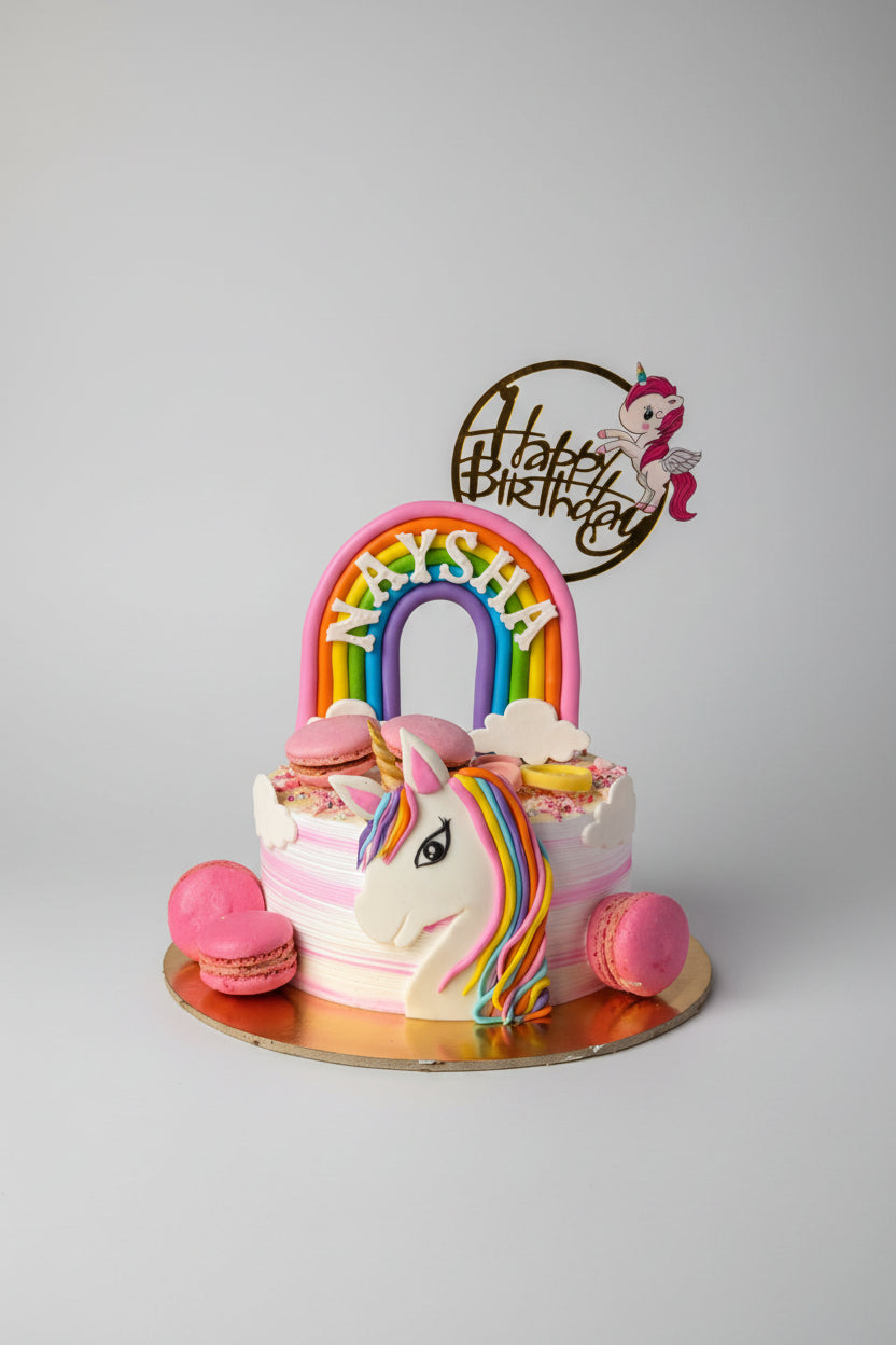 Unicorn Macron Cake