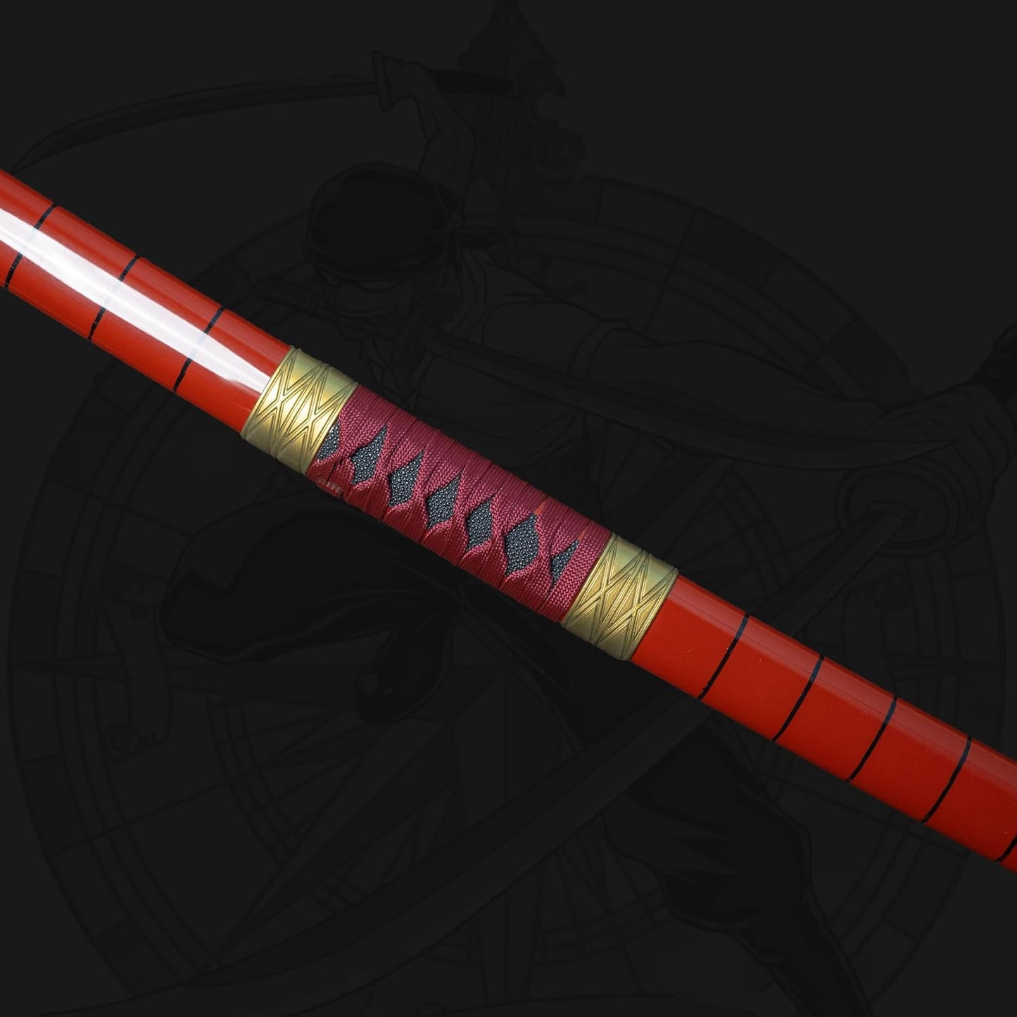 Zoro Red Led katana 104cm Rechargeable Type-C Collectible