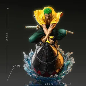 One Piece Zoro Boat Resin Statue