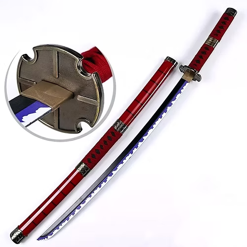 One Piece : Zoro Red Wooden Katana 104cm